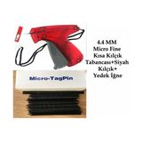 Tokia 4.4 mm Micro Fine Kısa Siyah Kılçık ve Etiket Takma Tabancası