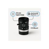 Tokina 35MM Sabit Odak Cctv Lensi Güvenlik Kamerası Uyumlu