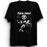 Tokio Hotel, Poster, Dk4, %100 Pamuk Rock Metal Müzik Grubu Tişörtü - Siyah