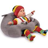 TOKKO Bebek Oturma Destek Minderi - Bebek Koltuğu - Büyük Bebek Oturağı Gri - Büyük Boy