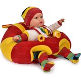 TOKKO Bebek Oturma Destek Minderi - Büyük Bebek Oturağı Sarı Kırmızı - Büyük Boy - Sarı - Kırmızı