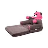 Tokko Katlanabilir Bebek-Çocuk Koltuğu Portatif Yatak Ayıcık (503564558) Pembe