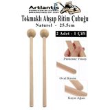 Tokmaklı Ahşap Ritim Çubuğu 2 Adet 1 Çift Okul Öncesi Eğitici Anaokulu Ritim Tokmağı Çubukları Çocuk Etkinlik Perkusyon Müzik Aleti