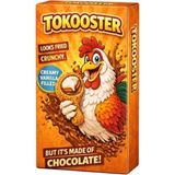 Tokoo Tavuk Budu Görünümlü Beyaz Çikolata ve Kadayıf Kaplanmış Vanilyalı Krema Dolgulu Sütlü Çikolata 60 gr - 1 Adet