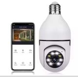 Tokqı Gece Görüslü 360 Derece LED Işık 1080P Wif Kamera Kablosuz Panoramik Ev Güvenlik Ampul Kamerası - Beyaz