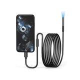 Tokurtech ios-Iphone Uyumlu Yılan Endoskop Kamera Full Hd 5 Mt Su Geçirmez Ledli Sert Kablo 7 Mm