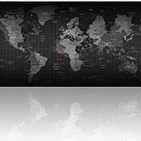 Tokyo Dünya Haritası Desenli 90x40 cm Xxl Mouse Pad