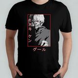 Tokyo Ghoul %100 Pamuklu Bisiklet Yaka T-Shirt Model 11 - Siyah