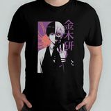 Tokyo Ghoul %100 Pamuklu Bisiklet Yaka T-Shirt Model 5 - Siyah - XL