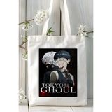 Tokyo Ghoul Baskılı Bez Omuz Çantası Kişiye Özel Model 3
