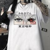 Tokyo Ghoul Grafik Tişört Model 6227 - Siyah