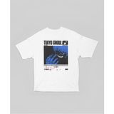 Tokyo Ghoul Ken Kaneki Kirishima Touka Baskılı Unisex Oversize Anime Dizi Karakter Tişört - Beyaz
