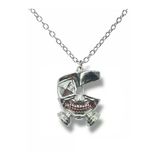 Tokyo Ghoul Ken Kaneki Maskeli Kolye 60 Cm Zincirli | Anime Temalı Unisex Takı