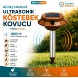 Tokyo Güneş Enerjili Ultrasonik Köstebek Yılan Akrep Fare Kovucu 1000M2 Sentinel Senitel