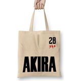 Tokyo Japanimation Anime Manga Capsule Akira Kanji 28 Bez Çanta Uzun Saplı - Açık Bej - 40 X 40