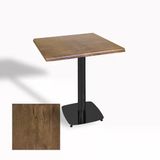 Tokyo Kare Masa (Esb) 60X60 Cm - (Werzalit, Wermodin Ve Allzalit Tabla) - Rustic Dark