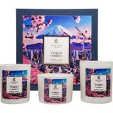 Tokyo Konseptli Kokulu Mum Seti - Beyaz