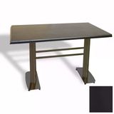Tokyo Masa Esb (Werzalit, Allzalit Yada Wermodin Tabla 80X120) - Siyah