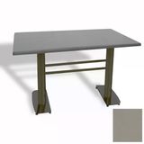 Tokyo Masa Esb (Werzalit, Allzalit Yada Wermodin Tabla 80X140) - Koyu Gri
