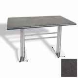 Tokyo Masa Kromnikel (Werzalit, Allzalit Yada Wermodin Tabla 70X120) - Grey Marble
