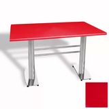 Tokyo Masa Kromnikel (Werzalit, Allzalit Yada Wermodin Tabla 70X120) - Kırmızı