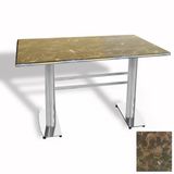 Tokyo Masa Kromnikel (Werzalit, Allzalit Yada Wermodin Tabla 80X120) - Karacabey Mermer