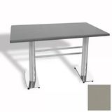 Tokyo Masa Kromnikel (Werzalit, Allzalit Yada Wermodin Tabla 80X120) - Koyu Gri