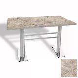 Tokyo Masa Kromnikel (Werzalit, Allzalit Yada Wermodin Tabla 80X120) - Scala Marble