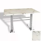 Tokyo Masa Kromnikel (Werzalit, Allzalit Yada Wermodin Tabla 80X140) - Afyon Mermer
