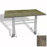 Tokyo Masa Kromnikel (Werzalit, Allzalit Yada Wermodin Tabla 80X140) - Old Pine