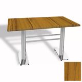 Tokyo Masa Kromnikel (Werzalit, Allzalit Yada Wermodin Tabla 80X140) - Real Teak