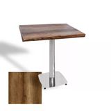 Tokyo Masif Kenar Laminat Kare Masa 70X70 (Kromnikel) - Barok