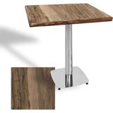 Tokyo Masif Kenar Laminat Kare Masa 80X80 (Kromnikel) - Indiana Wood