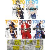 Tokyo Revengers 8-9-10-11-12. Ciltler Manga Seti + Mat. Öğreten Cetvel