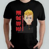 Tokyo Revengers Anime Manga Unisex %100 Pamuklu Bisiklet Yaka T-Shirt Model 11 - Siyah