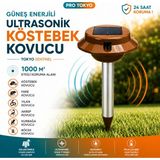 Tokyo Sentinel Güneş Enerjili Ultrasonik Köstebek Yılan Akrep Fare Kovucu 1000M2 Titreşimli Motor Senitel