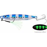 Tokyo Tackle Drag Metal Jigger Sahte Shore Jigging Balık Yemi 20GR. 6cm. Renk Kodu : I - Blue Zebra - 6 CM