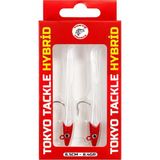 Tokyo Tackle Hybrid 2'li Zargana Silikon Yem Seti 8.4gr 8.5cm Color:redhead White