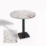 Tokyo Yuvarlak Masa (Esb) Çap 70Cm - (Werzalit, Wermodin Ve Allzalit Tabla) - Gold