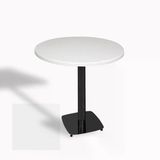 Tokyo Yuvarlak Masa (Esb) Çap 80Cm - (Werzalit, Wermodin Ve Allzalit Tabla) - Beyaz