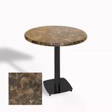 Tokyo Yuvarlak Masa (Esb) Çap 90Cm - (Werzalit, Wermodin Ve Allzalit Tabla) - Karacabey Mermer