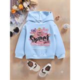TokyoLab Sweet Baskılı Kız Çocuk Sweatshirt - Bebe Mavisi