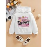 TokyoLab Sweet Baskılı Kız Çocuk Sweatshirt - Beyaz