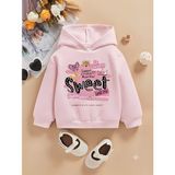 TokyoLab Sweet Baskılı Kız Çocuk Sweatshirt - Pembe