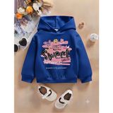 TokyoLab Sweet Baskılı Kız Çocuk Sweatshirt - Saks Mavisi