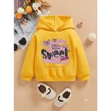 TokyoLab Sweet Baskılı Kız Çocuk Sweatshirt - Sarı