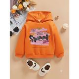 TokyoLab Sweet Baskılı Kız Çocuk Sweatshirt - Turuncu