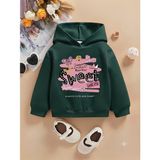 TokyoLab Sweet Baskılı Kız Çocuk Sweatshirt - Yeşil