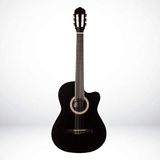Toledo LC-3900C BK Cutaway Siyah Klasik Gitar