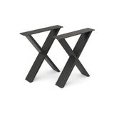TOLIAHOME Metal Masa-Yemek Masası- Çalışma Masası Ayağı 2 Adet Ayak 72 Cm Mobilya Ayağı